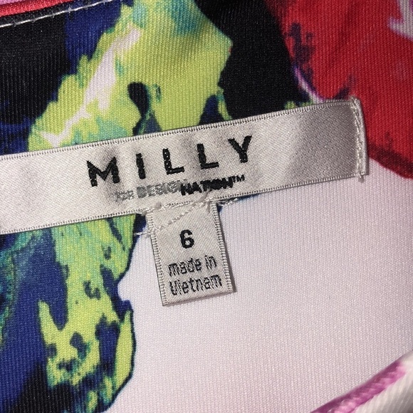 Milly for Design Nation size 6 summer floral dress - Picture 5 of 7